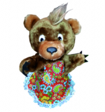 Медведица, кукла БИ-БА-БО на руку, 30 см