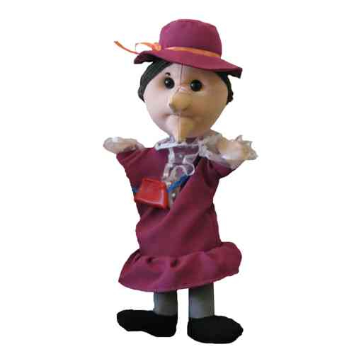 Вредная старушка, кукла БИ-БА-БО на руку