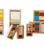 Деревянные сенсорные блоки с жидкостью (18 шт)