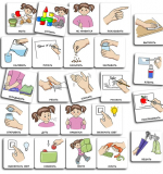 Комплект «Альтернативная коммуникация. Визуальное расписание» для детей с ОВЗ (в том числе с РАС)