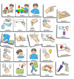 Комплект «Альтернативная коммуникация. Визуальное расписание» для детей с ОВЗ (в том числе с РАС)