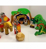 Комплект сюжетных конструкторов по мотивам русских народных сказок для развития речи «Волшебный мир»