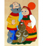 Курочка Ряба (картинка - пазл)