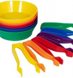 Набор чашек и пинцетов для сортировки