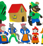 Красная шапочка с игровым полем (7дет)