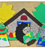 Теремок с игровым полем (11дет) 