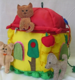 Дом Сундук (тактильная игрушка)