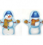 Кукла - рукавичка СНЕГОВИК