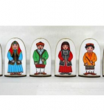 Набор кукол на подставке СЕМЬЯ БАШКИРСКАЯ