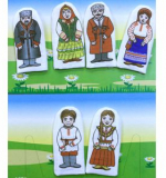 Набор кукол пальчиковых - Семья казаков