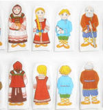 Набор кукол пальчиковых - Семья казаков