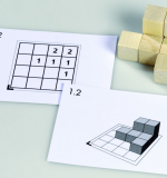 Карточки с заданиями №1 (10шт.) для деревянных неокрашенных кубиков ВТ 112