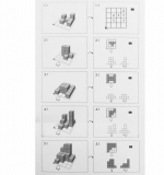 Карточки с заданиями №2 (10шт.) для деревянных неокрашенных кубиков ВТ 112