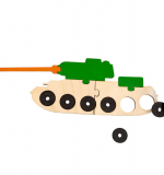 Деревянный конструктор пазл для детей «Военная техника»