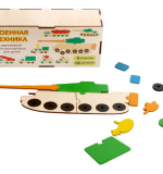 Деревянный конструктор пазл для детей «Военная техника»