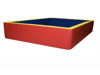 Бассейн сухой прямоугольный, размер: 1,2 х 1,0 м, Н=40см, S=10cм, без шаров
