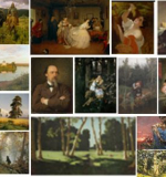 Шедевры Государственной Третьяковской галереи (22 репродукции). Комплект репродукций