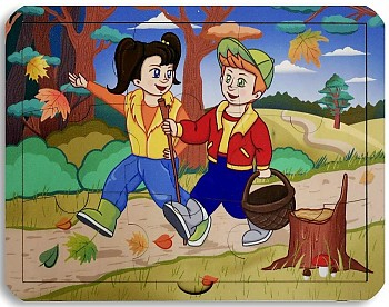 Двухслойный смарт-пазл 