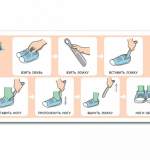 Комплект «Альтернативная коммуникация. Визуальное расписание» для детей с ОВЗ (в том числе с РАС)