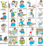 Комплект «Альтернативная коммуникация. Визуальное расписание» для детей с ОВЗ (в том числе с РАС)