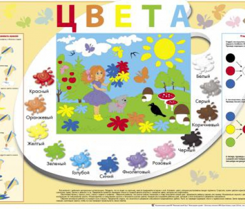 Плакат - Цвета