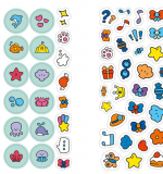 Русалочки (Аниме-раскраски с наклейками), книги с наклейками