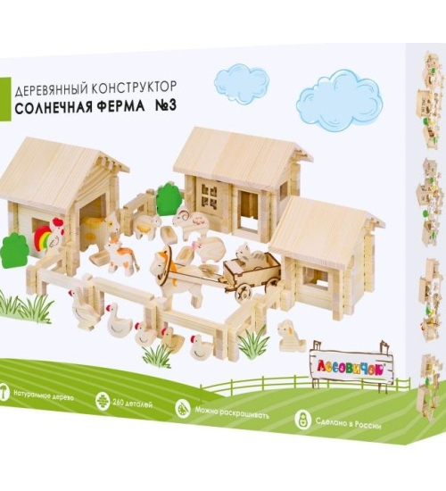 Конструктор ЛЕСОВИЧОК - Солнечная ферма №3 