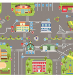 Коврик Дорожное Движение