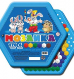 Детская пластиковая шестигранная мозаика (170 эл.)