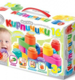 Мягкие кирпичики конструктор «Extra» 16 деталей