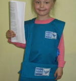 Костюм ПОЧТАЛЬОН (накидка, сумочка)