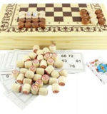 Игра 4 в 1 нарды, шашки, лото, карты