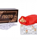 Лото подарочное в шкатулке (резьба)