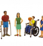 Люди с физическими недостатками (набор фигурок)