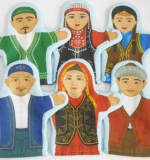 Набор кукол рукавичек СЕМЬЯ ТАТАРСКАЯ