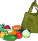 Набор Овощей (10 предметов, дерево)