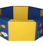 Бассейн сухой с аппликацией, D=100см, Н=40см, S=8 cм, без шаров