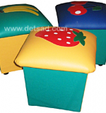 Пуфик каркасный с аппликацией