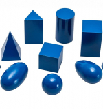 Геометрические тела, 10 штук, н=10 см