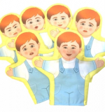 Набор кукол рукавичек ЭМОЦИИ - мальчики