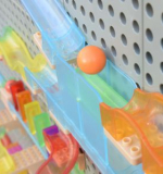 СТЕМ - Трек с мячом (кинетический) к стене, 120 элементов