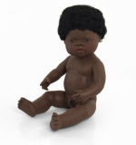 Кукла мальчик африканец, 38 см