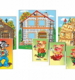 Игры с кармашками. Три поросенка