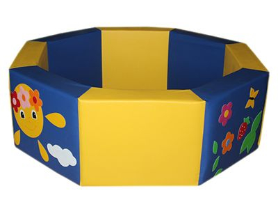 Бассейн сухой с аппликацией, D=100см, Н=40см, S=8 cм, без шаров