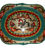  Поднос Малый / Ракульская роспись