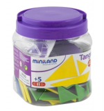 Танграм (84 детали, альбом с заданиями)