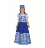 Костюм для танцев - Гжель для девочки 2