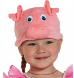 Поросёнок (щапочка-маска)
