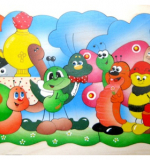 Муха цокотуха (картинка - пазл)