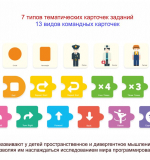 Робот WiseBot для детей 3-6 лет, безэкранное программирование